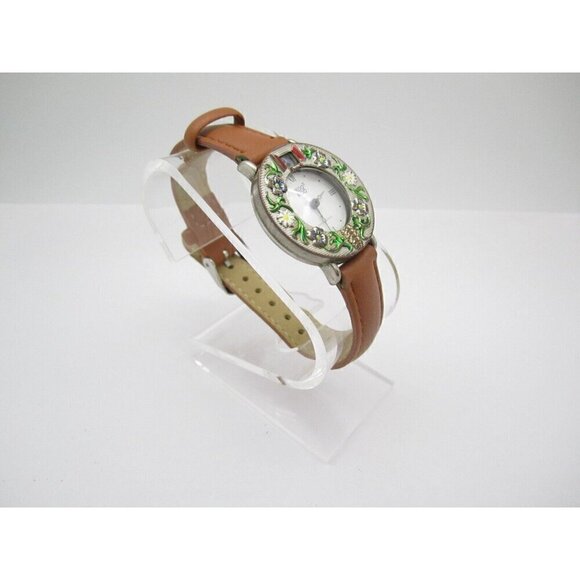 Women Koo Koo Swiss Quartz WR Analog 31mm Dial Moving Window Round Watch (G743) main image 4